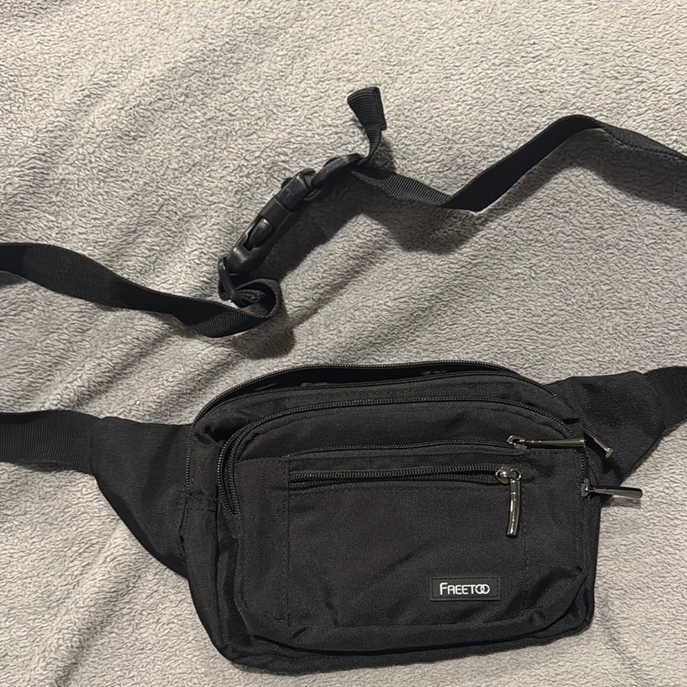 Black Fanny Pack Bag